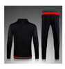 2016 football  Soccer Tracksuit black sweatshirt and pants Training Suits